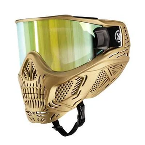 HSTL Skull Goggle Metallic Gold mit goldenen Gläsern - Bild 1 von 6
