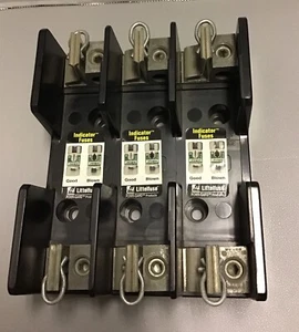LITTELFUSE LR25100 3C CLASS R FUSE BLOCK 250v 100a (b336) - Picture 1 of 4