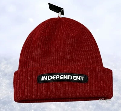 Nuevo Independent Trucks Skateboard Hombre Invierno Gorra Sombrero Gorro Foto 1 de 2
