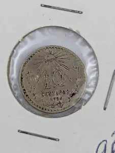 1926 Mexico Silver 10 Centavos (F5) - Picture 1 of 2