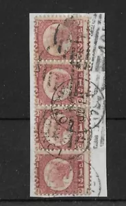 GB 1870 Bantam Plate 13 Tiras de 4 Finas Usadas en Pieza - Imagen 1 de 1