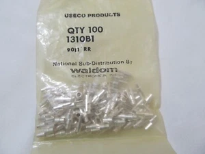 (100) USECO 1310B1 Non-Insulated Terminals Bifurcated Hollow - Picture 1 of 3