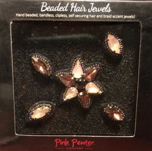 Beaded Hair Jewels by Pink Pewter Collection - Picture 1 of 4