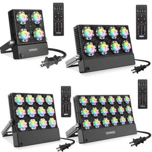 30W 50W 70W 100W RGB Flood Light Spotlight Outdoor Party Garden Christmas Light - Picture 1 of 11