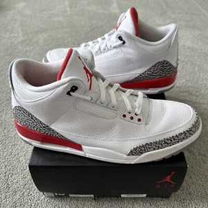 Nike Air Jordan Retro 3 Salón de la Fama Katrina Blanco Rojo Fuego Cemento Talla 15 2018 - Imagen 1 de 12