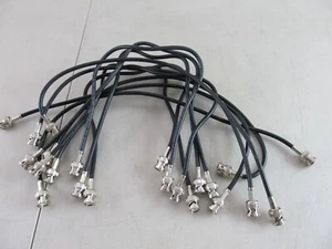 11x BNC 18" Patch Cables RG58C/U 50 ohm for Shure Sennheiser RF Radio, etc - Picture 1 of 4