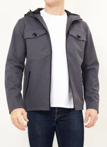Brave Soul Underhill leichte Jacke mit Kapuze und Reißverschluss UK Small neu mit Etikett - Bild 1 von 3