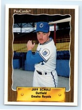 1990 ProCards Jeff Schulz Omaha Royals #79