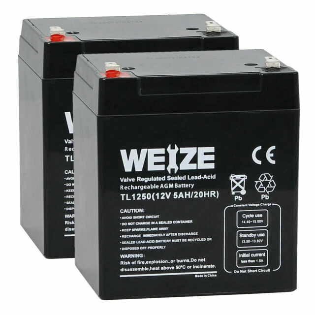 Power Ub1250 12V Lead Acid Battery - Q02BLHFM1252