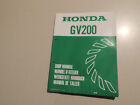  Werkstatthandbuch Repair manual de taller Honda  Motor GV 200 K0