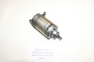 2018 Ski-doo Renegade Backcountry 850 146" Gen 4 Engine Starting Starter Motor - Image 1 of 4