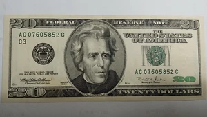 Series 1996 Philadelphia District 20 Dollar Bill (Crisp About Uncirculated) - Picture 1 of 4
