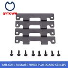 New Tail Gate Tailgate Hinge Plates And Screws For Yamaha Rhino Yxr 450 660 700