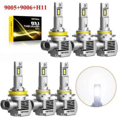 Faro LED de haz alto bajo + luz antiniebla para Toyota Corolla 09-2013 RAV4 2006-2011 Foto 1 de 4