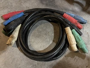 5' Cam Lock 2/0 Generator Stromzuführung Kabel - Bild 1 von 1