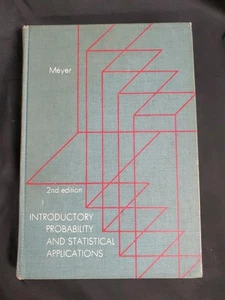 Introduction to probability and statistical decision theory by MEYER 2nd Ed 1970 - Imagen 1 de 5