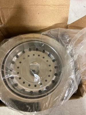 Colador de cesta Whitehaus NRNW35B-SS 3,5" con tapón de elevación, acero inoxidable Foto 1 de 3