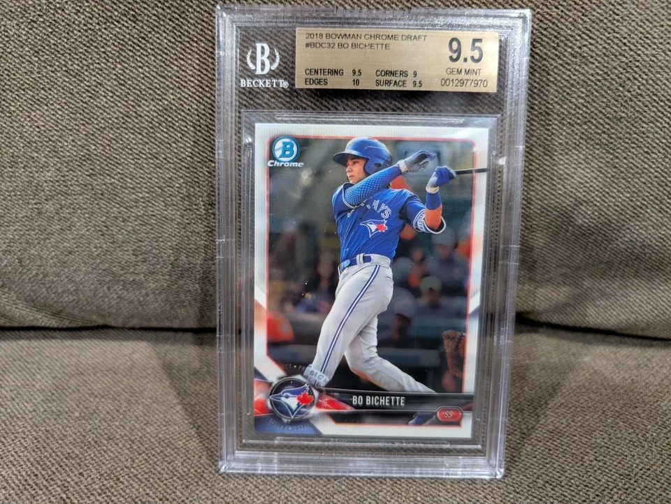 2018 BOWMAN CHROME DRAFT BO BICHETTE ROOKIE RC BLUE JAYS MVP WORLD SERIES SP - Image 1 of 1