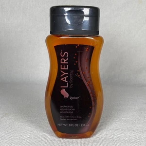 Layers by Scentsy Quiver Shower Gel 8oz Amber Bottle USA Made NEW - Picture 1 of 8