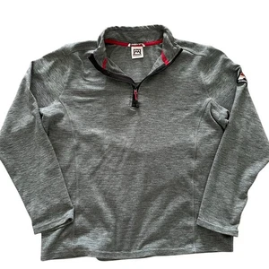 Mens Avalanche Heather Green Quarter Zip Sweatshirt size M - Picture 1 of 5