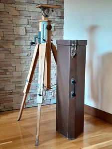 Soviet Wooden Sliding Telescopic Tripod  for Camera FKD 13 x 18, FKD  18 x 24 - Picture 1 of 23