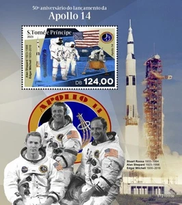 St Thomas - 2021 Apollo 14 Launch Anniversary - Stamp Souvenir Sheet - ST210115b - Picture 1 of 1