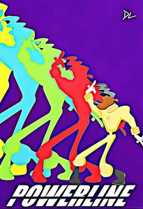 Powerline "A Goofy Movie" Original Pop Art Print - 13 x 19 Poster - Picture 1 of 1
