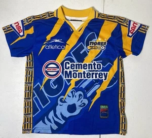 Rara maglia calcio vintage Tigres UANL FC 1997/1998 per junior - Foto 1 di 13