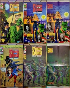 STING OF GREEN HORNET #1-4 (jetzt Comics 1993) komplette Miniserie plus 2 Poster - Bild 1 von 20