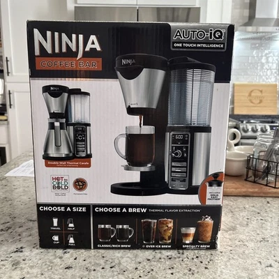 Cafeteira Ninja Coffee Bar Auto-IQ One Touch Intelligence CF080Z69 nova na caixa - Imagem 1 de 4