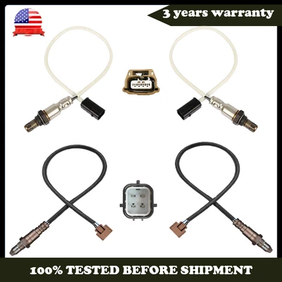 Sensor de oxígeno O2 4 piezas aguas arriba y aguas abajo para Infiniti QX50 3,7 L V6 2014 EE. UU. Foto 1 de 4