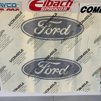 NASCAR RACING / ROUSH FORD RACING - ORIGINAL CAR DECALS / FORD RACING / SET 2 PC - Image 1 of 4