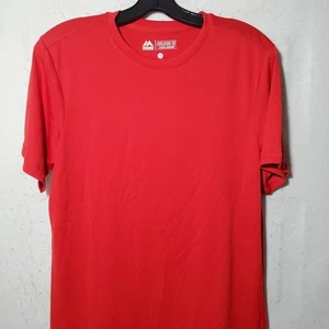 Majestic Shirt Jugendliche XL rot Evolution T-Shirt Kurzarm Rundhals cool Base neu ohne Etikett - Bild 1 von 10