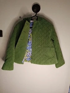 Janie and Jack Girls Winter Jacket Button Up with Hood - Size 4 - Picture 1 of 3