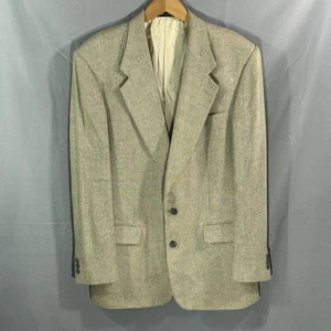 Vintage Givenchy Blazer Mens 42 Wool Blend Check Jacket Sport Coat 90s - Picture 1 of 10