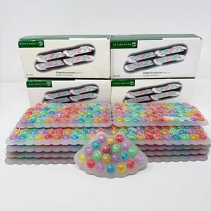 Department 56 Village Accessories “Gumdrop Road” Lot 18 Straight Pieces In Boxes - Picture 1 of 9