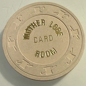 MOTHER LODE SALA DE CARTAS $.50 CHIP DE CASINO CALIFORNIA ENVÍO COMBINADO - Imagen 1 de 3