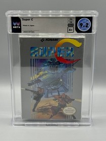 Super C Nintendo NES OVAL SOQ REV A KONAMI Sealed New WATA 9.2 A+