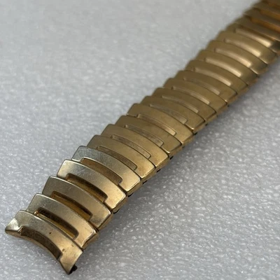 Vintage 18mm Gold Plated JB Champion Expansion 1950s Watch Band Bracelet - Image 1 of 4