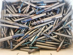 VHM Schrott 5,0 kg Vollhartmetall Schaftfräser Fräser Schruppfräser Bohrer - Bild 1 von 2