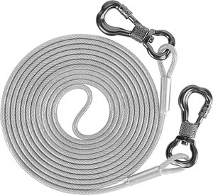 XiaZ Dog Runner Cable Dog Run Trolley Tie Out Cable for Large Dogs Up to 250 ... - Picture 1 of 5