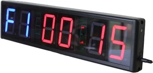 Large Interval Gym Clock for Workouts Size 20X4.7In. Operated by Remote Control - Picture 1 of 12