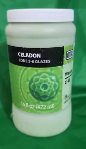 AMACO CELADON CONE 5-6 GLAZES 16 fl. oz WASABI C-43 - Picture 1 of 2