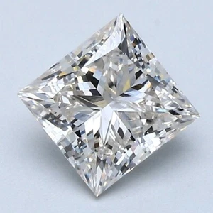 1.51 Cts I VS2  IGI Certified CVD Lab Grown  Loose Diamond PRINCESS CUT - Picture 1 of 5