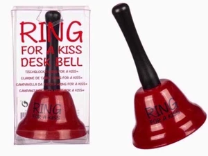 Vintage RING FOR A KISS Valentine's Day Fun Wedding Night Bell UNIQUE ❤️ - Picture 1 of 6
