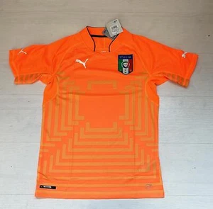 4800/288 Puma Italy Home Jersey 2014 Goalkeeper Shirt Men National ITA - Picture 1 of 2