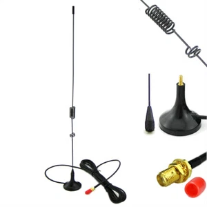 UT106 Antenna mobile auto per BAOFENG UV5R Plus UV5RA Plus UV3R+Plus UV-B5 UV-B6 - Foto 1 di 4