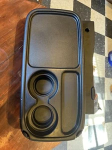 02-06 HONDA CR-V CRV CUP HOLDER CENTER CONSOLE TRAY BIN FRONT SEAT ARMREST BLACK - Picture 1 of 19