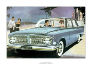 Ford Zephyr Six Mark III A2 estampado artístico - ensamblado australiano - póster de 59 x 42 cm - Imagen 1 de 4