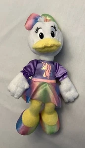 Unicorn Daisy Duck 10.5-inch Stuffed Plush Ages 2+ Disney Junior Just Play - Picture 1 of 6